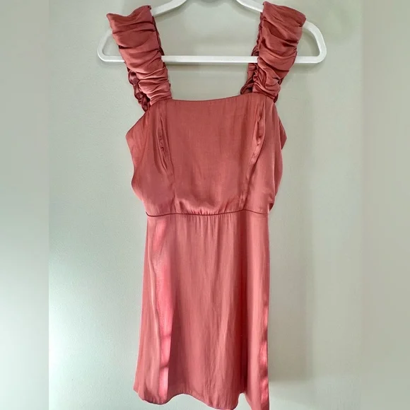 strapless open back dress Pink Off-Shoulder Long-Sleeve Evening Gown – shopaleena main image 0